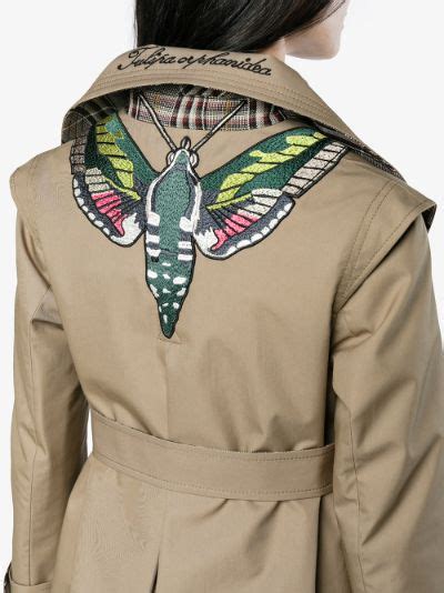 gucci butterfly jacket|Gucci leather jacket for women.